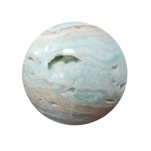 Calcite Carribean Blue (Blue Aragonite) Sphere 150mm (5.965Kg) A Grade Calcite Carribean Blue (Blue Aragonite) Sphere 150mm (5.965Kg) A Grade